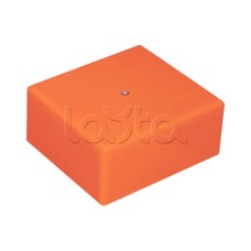 Коробка огн. с глад. стенками,без галогена, IP41, 6P, (1,5-4мм2) (оранж) ОКЛ Экопласт (46141HF)