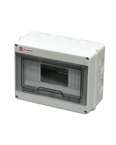 Шкаф настенный, 12-13 модулей, IP65 Экопласт 46412 в Петропавловске-Камчатском Боксы для автоматов Pintop.ru