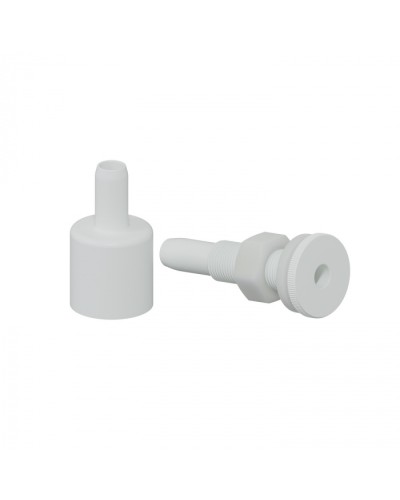 Наконечник для капиляра для подвесного потолка, без отверстия под сверло0-6 мм (49012) в Петропавловске-Камчатском Аксессуары для кабель-канала Pintop.ru