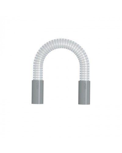 Гибкий переход для трубы диам. 25мм, длина 30см, цвет серый (49415GR) в Петропавловске-Камчатском Повороты, муфты, тройники Pintop.ru