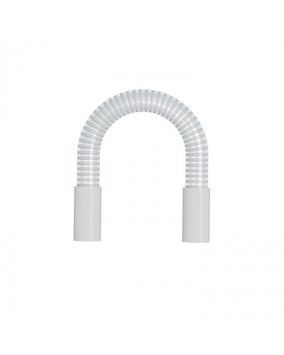 Гибкий переход для трубы диам. 25мм, длина 30см, цвет белый (49415W) в Петропавловске-Камчатском Повороты, муфты, тройники Pintop.ru