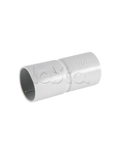 Муфта для аспирационной системы D25мм, АБС Экопласт 49525-50W в Петропавловске-Камчатском Пожарные извещатели Pintop.ru