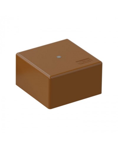 SD3 Коробка распределительная для о/п, для монтажного пистолета 75x75x40мм, (корич.) Экопласт (72932B) в Петропавловске-Камчатском Распределительные коробки Pintop.ru