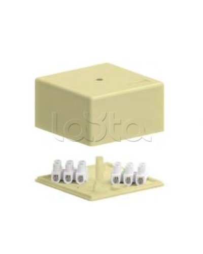 SD4 Коробка распределительная для о/п, 140x75x40мм без галогена (белый) Экопласт (72933HF) в Петропавловске-Камчатском Распределительные коробки Pintop.ru