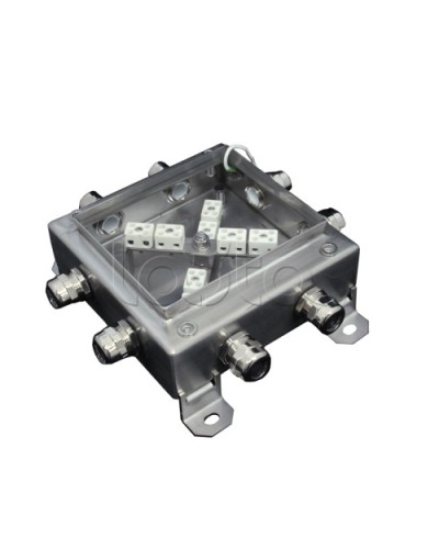 Коробка монтажная огнестойкая Гефест КМ-О (16к)-IP66 1515нерж, 8 вводов в Петропавловске-Камчатском Распределительные коробки Pintop.ru