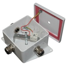 Коробка монтажная огнестойкая Гефест КМ-О (4к)-IP66 два ввода 100х100