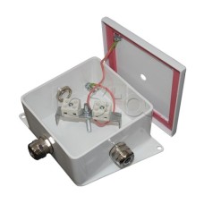 Коробка монтажная огнестойкая Гефест КМ-О (8к*6,0)-IP66-120х120, четыре ввода