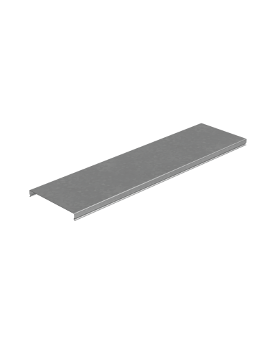 Крышка лотка 150х0,7 L2500 мм ПЛЮС КМ-Профиль (KLplus150-0.7-2500) в Петропавловске-Камчатском Аксессуары для лотков Pintop.ru