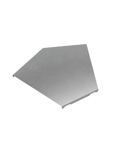 Крышка горизонтального угла 45 гр. 200 мм ПЛЮС HD КМ-Профиль (KGLplus45-200 HD) в Петропавловске-Камчатском Аксессуары для лотков Pintop.ru