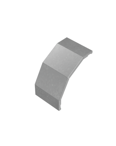 Крышка внешнего вертикального угла 90 гр. 150 мм ПЛЮС HD КМ-Профиль (KVLplus90-150 HD) в Петропавловске-Камчатском Аксессуары для лотков Pintop.ru