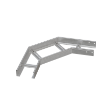 Угол лестничный горизонтальный 90 гр. 80х400х2,0 мм N КМ-профиль (LGL90-80-400-2.0 N)