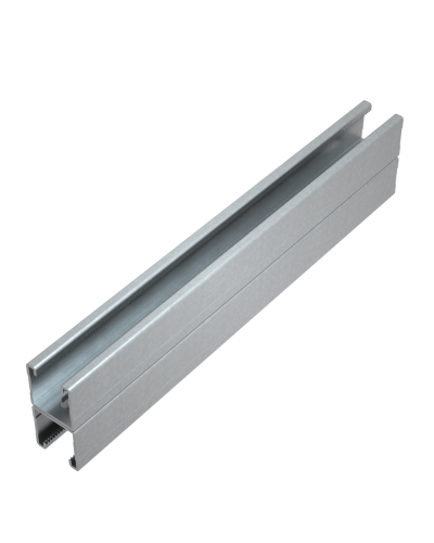 Страт-профиль двойной 41х41 L2700 мм s:1,5 HD85 КМ-профиль (2STP41-41-2700 HD85) в Петропавловске-Камчатском Аксессуары для лотков Pintop.ru