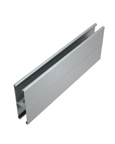 Страт-профиль двойной 41х72 L4500 мм s:1,5 HD КМ-профиль (2STP41-72-4500 HD) в Петропавловске-Камчатском Аксессуары для лотков Pintop.ru