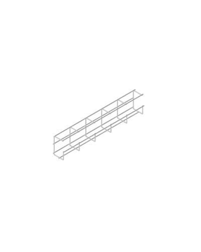 G-образный проволочный лоток 110х65 L3000 мм КМ-Профиль (PLG110-65-3000) в Петропавловске-Камчатском Кабельные лотки Pintop.ru