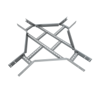 Х-разветвитель лестничный 100х200х1,5 мм "Быстрый монтаж" КМ-Профиль (LXDS100-200-1.5)