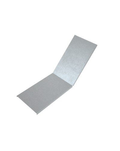 Крышка лестничного вертикального внутреннего угла 45 гр. 200 мм КМ-Профиль (KLNL45-200) в Петропавловске-Камчатском Аксессуары для лотков Pintop.ru