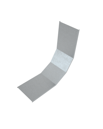 Крышка лестничного вертикального внутреннего угла 90 гр. 600 мм HD85 КМ-профиль (KLNL90-600 HD85) в Петропавловске-Камчатском Аксессуары для лотков Pintop.ru