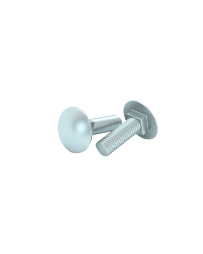 Болт с полукруглой головкой и квадратным подголовком М6х20 мм DIN 603 (упак. 150 шт) КМ-Профиль (BTG6-20) в Петропавловске-Камчатском Крепеж Pintop.ru