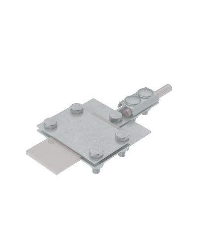 Универсальный контрольный соединитель полоса до 40 мм пруток Ø 5-8 мм CU КМ-Профиль (UKS-B40-D5-8 CU) в Петропавловске-Камчатском Аксессуары для лотков Pintop.ru