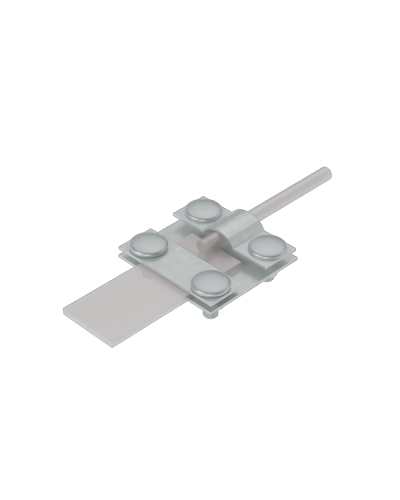 Контрольный соединитель полоса до 40 мм пруток Ø 5-10 мм КМ-Профиль (KS-B40-D5-10) в Петропавловске-Камчатском Монтажные материалы Pintop.ru