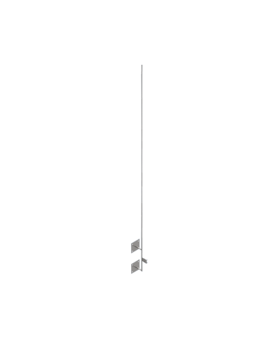 Молниеприемная мачта с опорой к стене составная H3 м HD КМ-Профиль (MKSR-H3 HD) в Петропавловске-Камчатском Монтажные материалы Pintop.ru