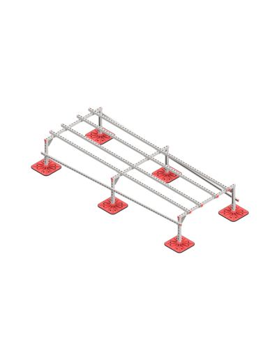 Опорная конструкция для установки оборудования TECHNORAPTOR FOOT 1200х3000 тип 2 КМ-профиль (KM-TR-F-SSEI-1200-3000-2) в Петропавловске-Камчатском Системы видеонаблюдения Pintop.ru