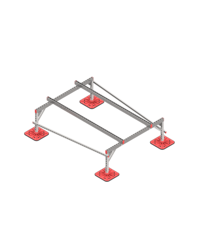 Опорная конструкция для установки оборудования TECHNORAPTOR FOOT 1500х2000 тип 1 КМ-профиль (KM-TR-F-SSEI-1500-2000-1) в Петропавловске-Камчатском Системы видеонаблюдения Pintop.ru
