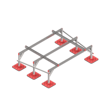 Опорная конструкция для установки оборудования TECHNORAPTOR FOOT 2000х1500 тип 1 КМ-профиль (KM-TR-F-SSEI-2000-1500-1)