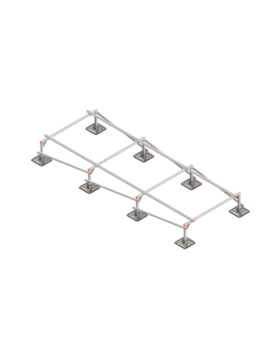 Опорная конструкция для установки оборудования TECHNORAPTOR STEELFOOT 1500х4000 тип 1 КМ-профиль (KM-TR-STF-SSEI-1500-4000-1) в Петропавловске-Камчатском Системы видеонаблюдения Pintop.ru