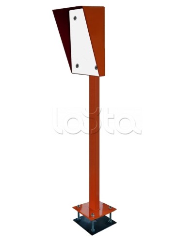 Стойка для считывателя Аякс 300х400 мм, черная, Базовая, прямая в Петропавловске-Камчатском Дополнительное оборудование для СКУД Pintop.ru