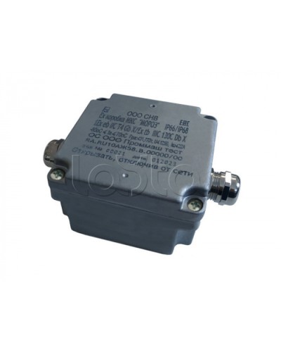 Металлическая коробка соединительная Магнито-контакт Ех коробка соединительная металлическая МКС «МОРОЗ» (Ех-компонент) в Петропавловске-Камчатском Комутационные взрывозащищенные коробки Pintop.ru