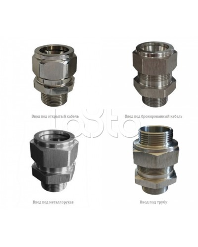 Металлические кабельные вводы Магнито-контакт Ех МКВМ М90 (К, В) 1Ex d IIС Gb/PB Ex d I Mb или Ex tb IIIС Db или 0Ex ia IIC Ga или 1Ex e IIС в Петропавловске-Камчатском Аксессуары для кабель-канала Pintop.ru