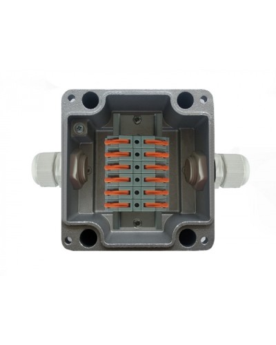 Металлическая коробка соединительная МКС 2ВК Wago «МОРОЗ»с датчиком вскрытия корпуса (тампером), IP66/IP68 Магнито-Контакт в Петропавловске-Камчатском Распределительные коробки Pintop.ru