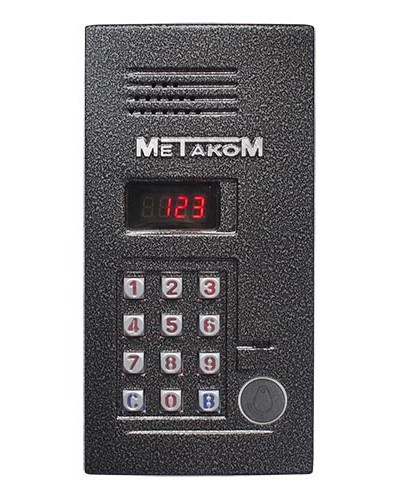 Блок вызова домофона Метаком MK2012-RFEVN в Петропавловске-Камчатском Блоки вызова многоабонентные Pintop.ru