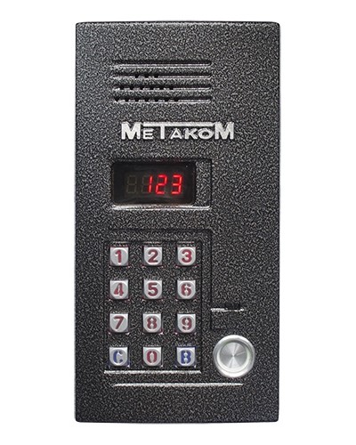 Блок вызова домофона Метаком MK2012-TM4E в Петропавловске-Камчатском Блоки вызова многоабонентные Pintop.ru