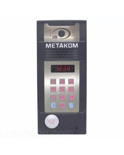 Многоабонентый антивандальный блок вызова со встроенной гибридной видеокамерой Метаком в Петропавловске-Камчатском Блоки вызова многоабонентные Pintop.ru