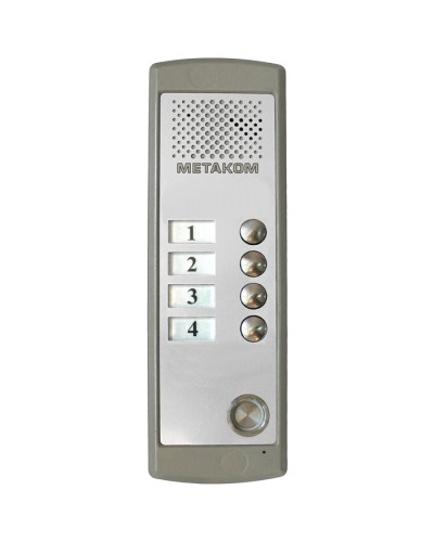 Блок вызова домофона Метаком MK4-K-TM в Петропавловске-Камчатском Блоки вызова многоабонентные Pintop.ru