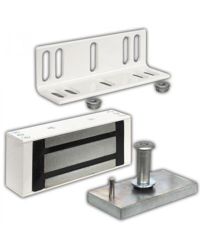 Замок электромагнитный Олевс М1-400 белый в Петропавловске-Камчатском Электромагнитные замки Pintop.ru