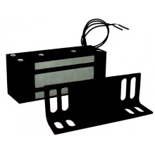 Замок электромагнитный Олевс М1-500 с уголком черный