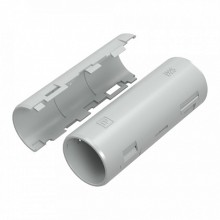 Муфта разборная d25 мм атмосферостойкая серая (5шт/300шт уп/кор) Промрукав (PR13.0431)