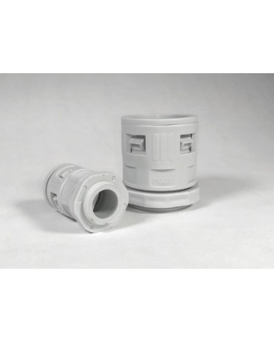 Муфта вводная для гофрированных труб серая ВМ-ГТ-20 Промрукав (PR08.3269) в Петропавловске-Камчатском Повороты, муфты, тройники Pintop.ru