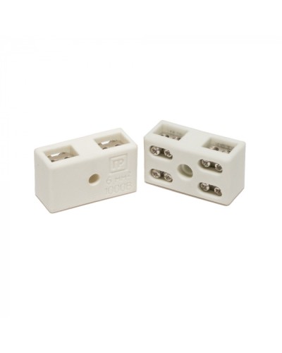 Клемма керам. латунь 6 мм² 2 пары на 8 контактов (5 шт/уп) Промрукав (PR08.7164) в Петропавловске-Камчатском Аксессуары для кабель-канала Pintop.ru