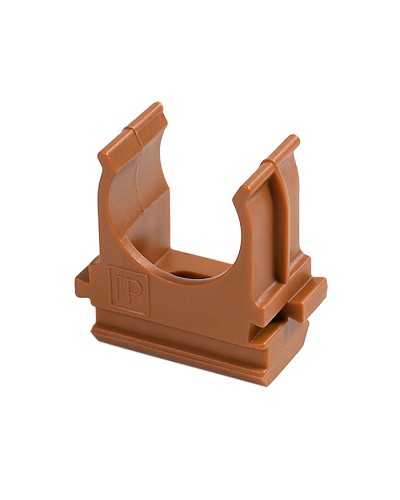 Крепёж-клипса для труб АБС-пластик бук д20 в малой упаковке (10шт/1000шт уп/кор) Промрукав (PR13.0052) в Петропавловске-Камчатском Держатели, клипсы, скобы Pintop.ru