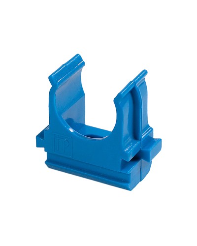 Крепёж-клипса для труб АБС-пластик синяя д20 в малой упаковке (10шт/1000шт уп/кор) Промрукав (PR13.0061) в Петропавловске-Камчатском Держатели, клипсы, скобы Pintop.ru