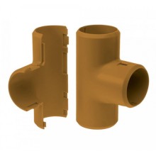 Тройник разборный бук д32 (1шт/200шт уп/кор) Промрукав (PR13.0258)