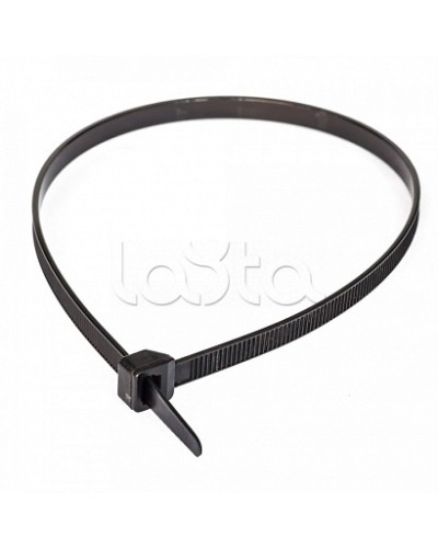 Стяжки нейлоновые 4,8*500 (ч) (100 шт/уп) Промрукав (80 уп/кор) (PR08.3081) в Петропавловске-Камчатском Стяжки-хомуты Pintop.ru