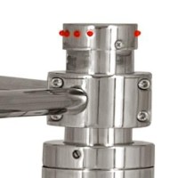 Кольцо разрезное для ограждения к роторному турникету ХРОМ Ростов-Дон