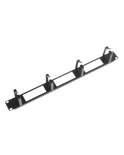 Органайзер кабельный горизонтальный 4 кольца черный ЦМО ГКО-О-4.62-9005 в Петропавловске-Камчатском Кабельные органайзеры Pintop.ru