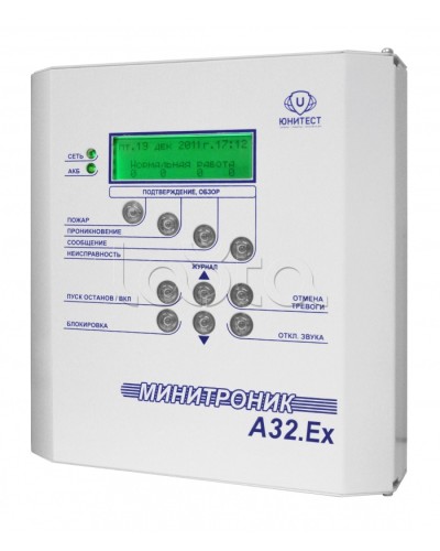 Прибор адресно-аналоговый приемно-контрольный охранно-пожарный и управления взрывозащищенный Юнитест Минитроник А32.Ех в Петропавловске-Камчатском Системы охраны взрывоопасных объектов Pintop.ru