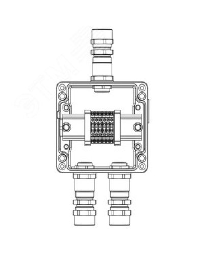 TBE-A-12-(6xCBC.2)-2xKA2MHK(A)-1xKA2MHK(C)1Ex e IIC Т5 Gb / Ex tb IIIC T95°C Db IP66 DKC (1201.121.22.121B) в Петропавловске-Камчатском Комутационные взрывозащищенные коробки Pintop.ru